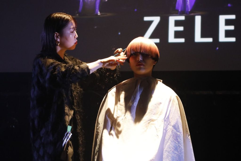 中野製薬が主催する「BEAUTY IS ART 2024」のヘアショーに出演したZELE（ゼル）