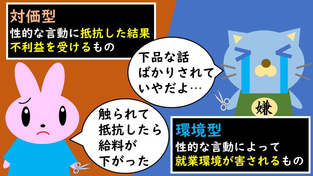 弁護士が解説する連載「サロン六法」、美容室の法律。同僚にセクハラされた場合。