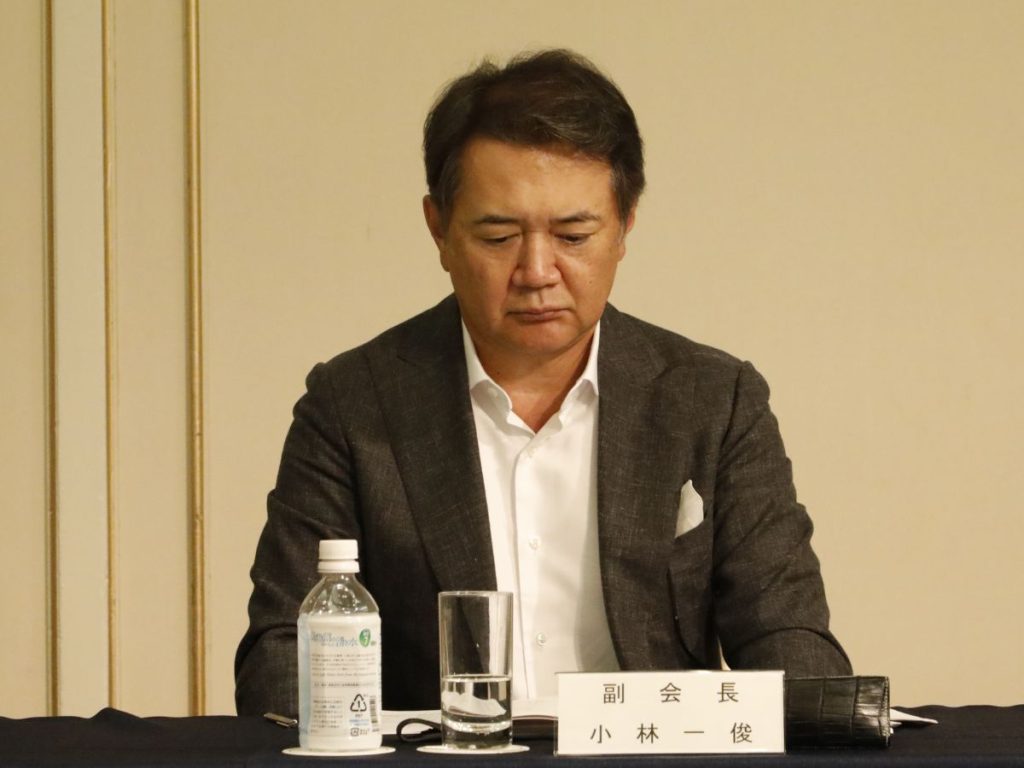 日本化粧品工業会（粧工会、JCIA）の副会長を務める、小林一俊氏（コーセー代表取締役社長）