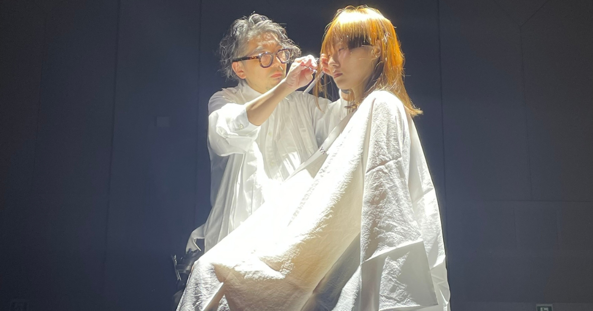 田谷60周年メモリアルヘアショー　定番スタイルにエッジを効かせる